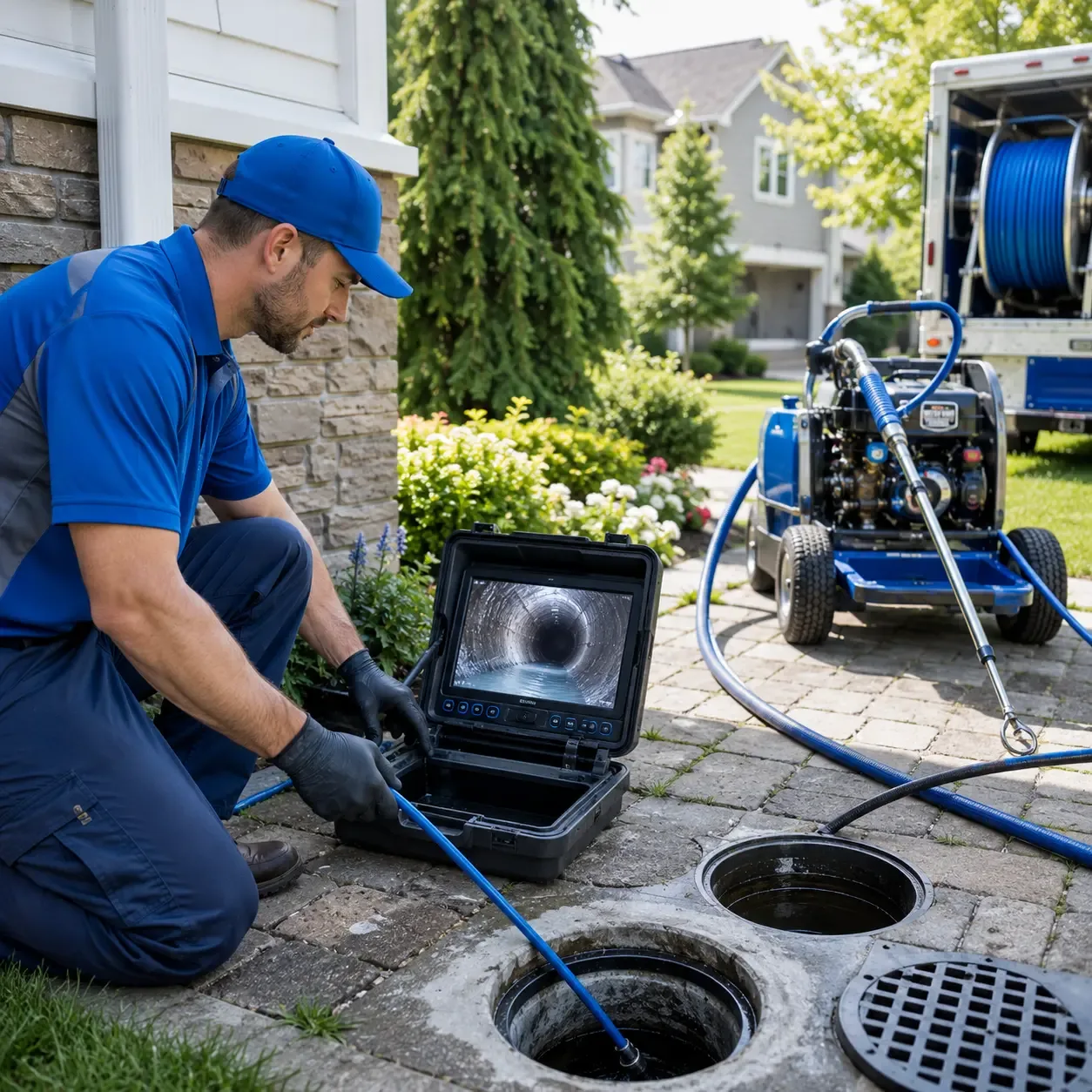 Outdoor drain cleaning professionals serving Linwood, MA